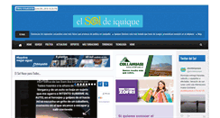 Desktop Screenshot of elsoldeiquique.cl