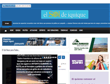 Tablet Screenshot of elsoldeiquique.cl